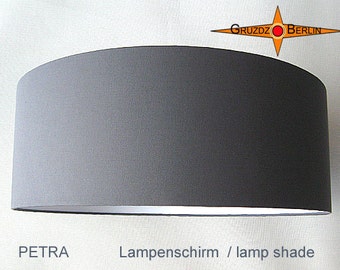 Lampshade gray PETRA Ø45 cm Stone Gray Twill