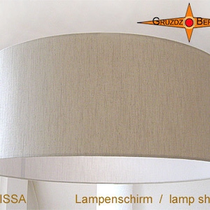 Lampshade linen MELISSA Ø45 cm Country style lamp