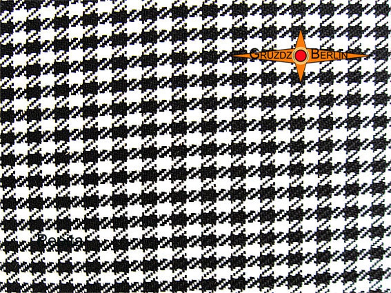 Lampshade Black White PEPITA Ø60 cm checkered image 4