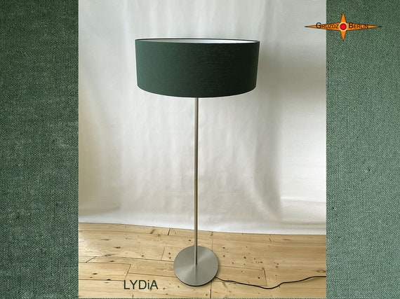 Dark green top floor lamp
