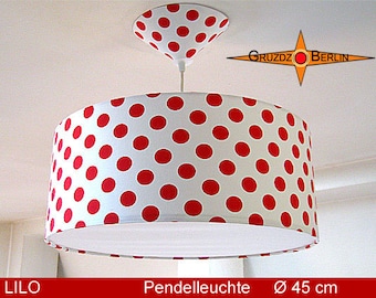 Dotted hanging lamp LILO Ø45 cm with diffuser