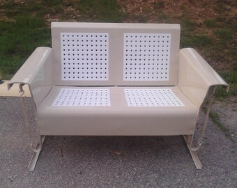 Vintage Metal Glider Etsy