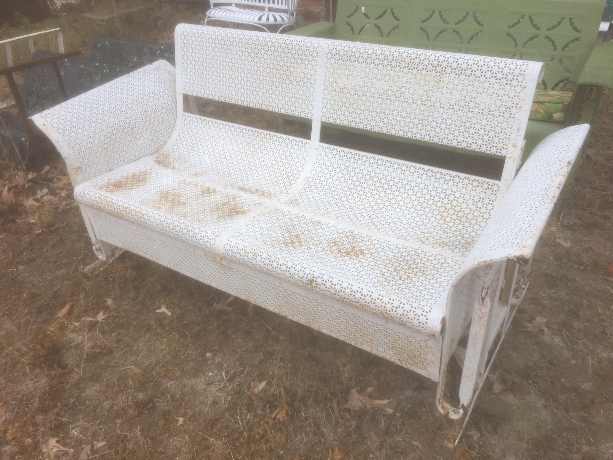 Metal Porch Glider for sale Only 3 left at 70