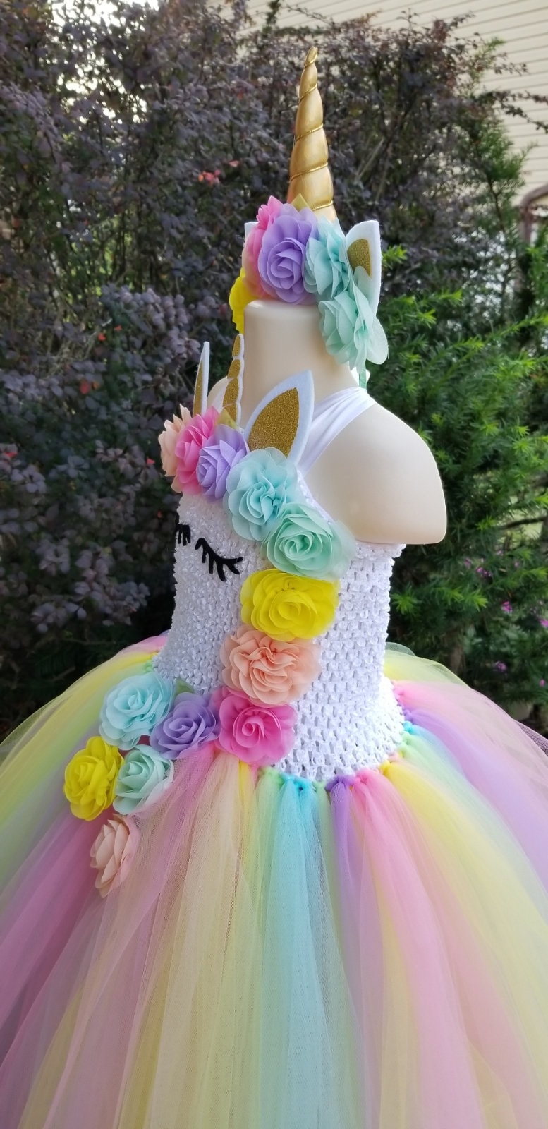 Pastel unicorn shop tutu dress