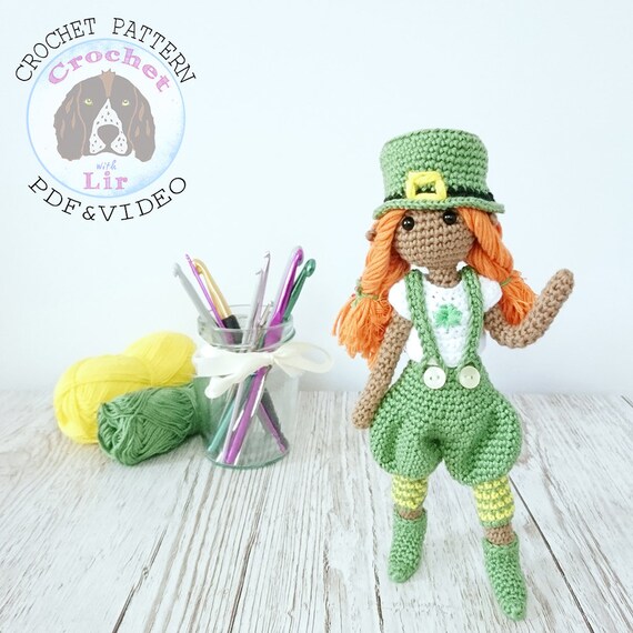 crochet leprechaun doll free pattern