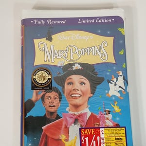 NIP Disney Mary Poppins Masterpiece Collection VHS Video Cassette tape, sealed