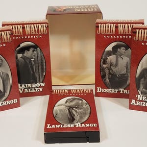 John Wayne Collection 5-video VHS Boxed Set - Etsy