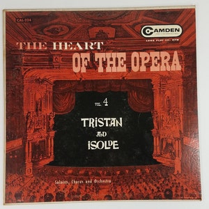 Heart of the Opera Soloists Chorus Orchestra Volume 4 Tristan & Isolde vinyl LP Tested