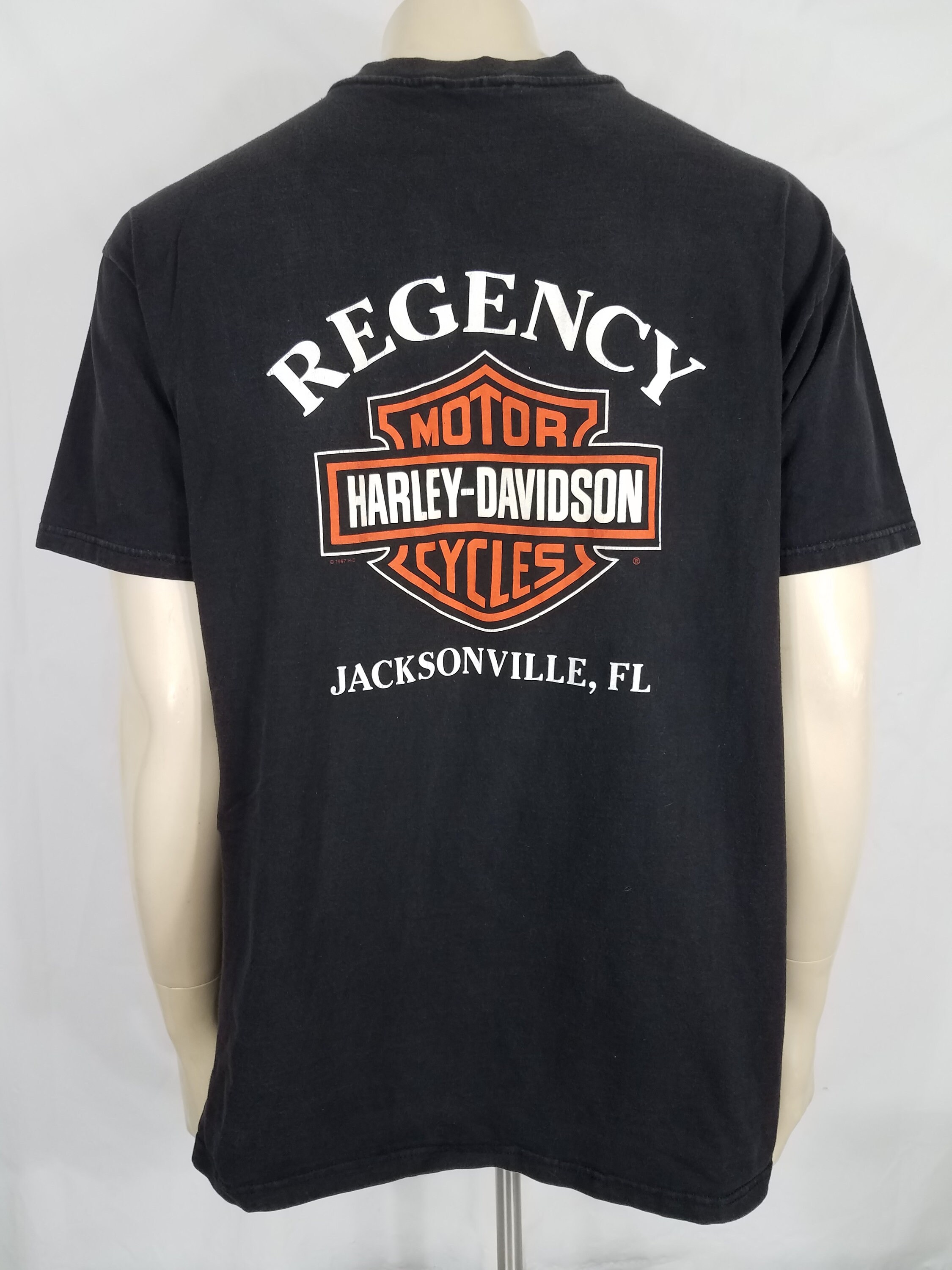 Regency Harley-davidson Jacksonville FL Florida Black Short Sleeve