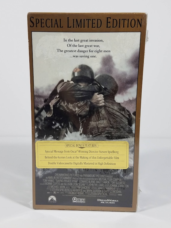 NIP Saving Private Ryan Double VHS Cassette Tape Special Limited