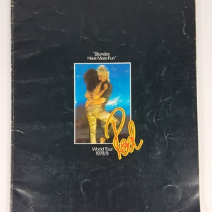 Rod Stewart Blondes Have More Fun 1978 - 1979 World Tour Program Photo Book