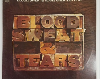 Blood Sweat & Tears Greatest Hits Columbia Vinyl Record LP Tested Works