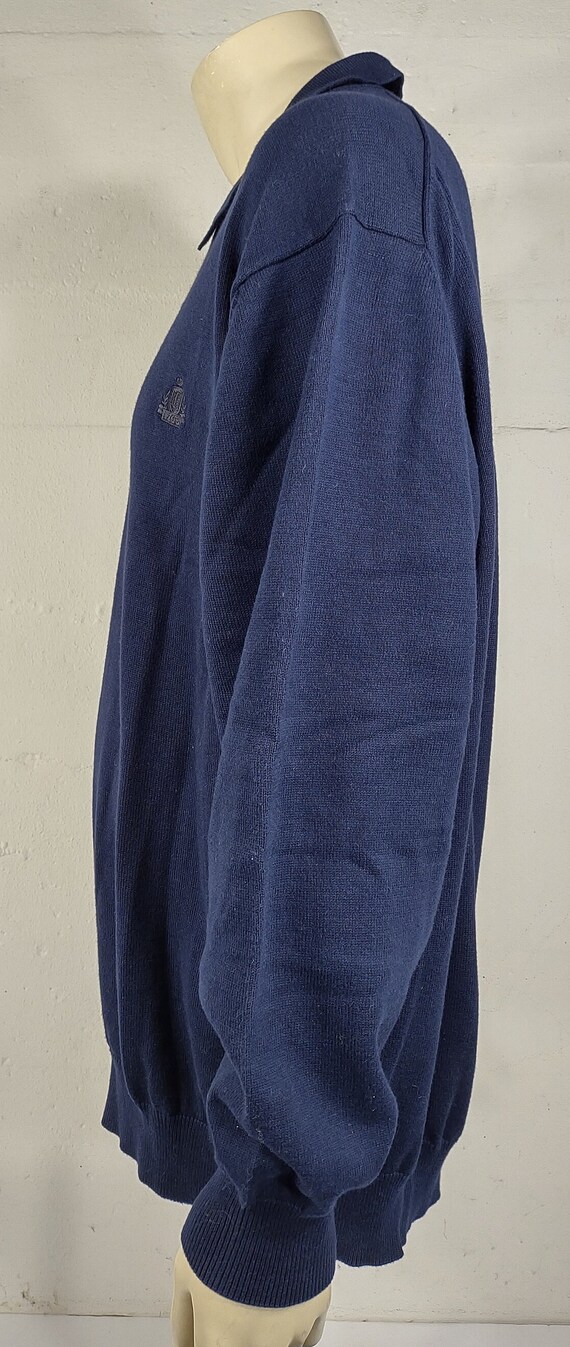 NWT Izod dark blue 100% Cotton collared pullover … - image 6