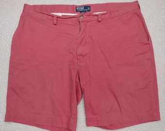Polo Ralph Lauren coral pink casual 100% Cotton Prospect shorts mens size 40