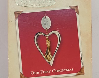 Hallmark Keepsake Our First Christmas 2002 Christmas tree ornament