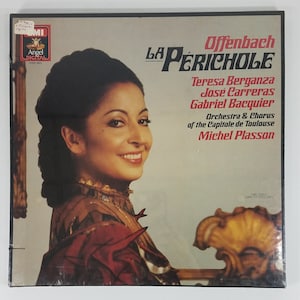 NIP Offenbach La Perichole Berganza Jose Carreras Plasson 2 vinyl LP set 1982