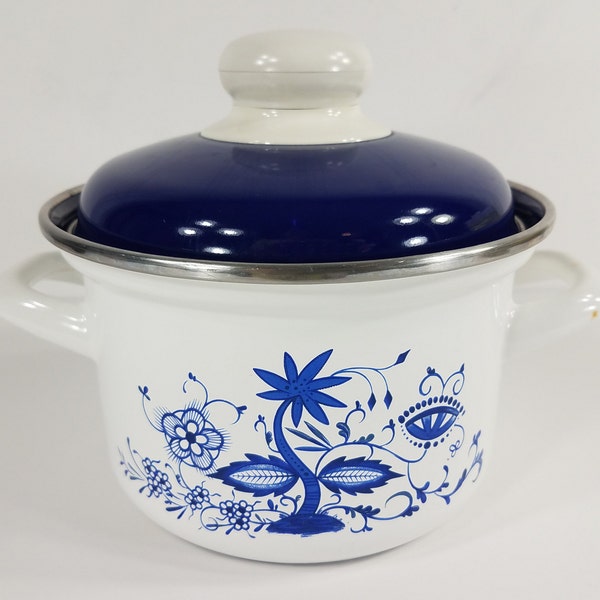 German Enamel Pot Etsy
