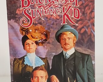 Vintage Butch Cassidy and the Sundance Kid VHS cassette video movie tape