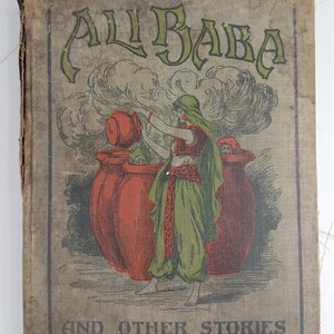 Antique Early 20th Century Edition Ali Baba and Other Stories illustrated book