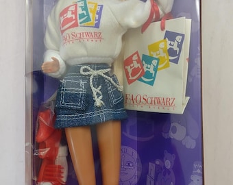 Muñeca Barbie nueva en caja en F.A.O. 17298 Mattel Vintage 1996 Sellada