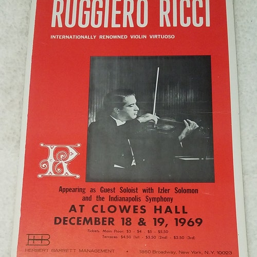 Ruggiero shops Ricci Clowes Hall Butler University 1969 19
