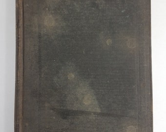 Antique 1872 English Synonymes Copious Illustrations Explanations hardback book