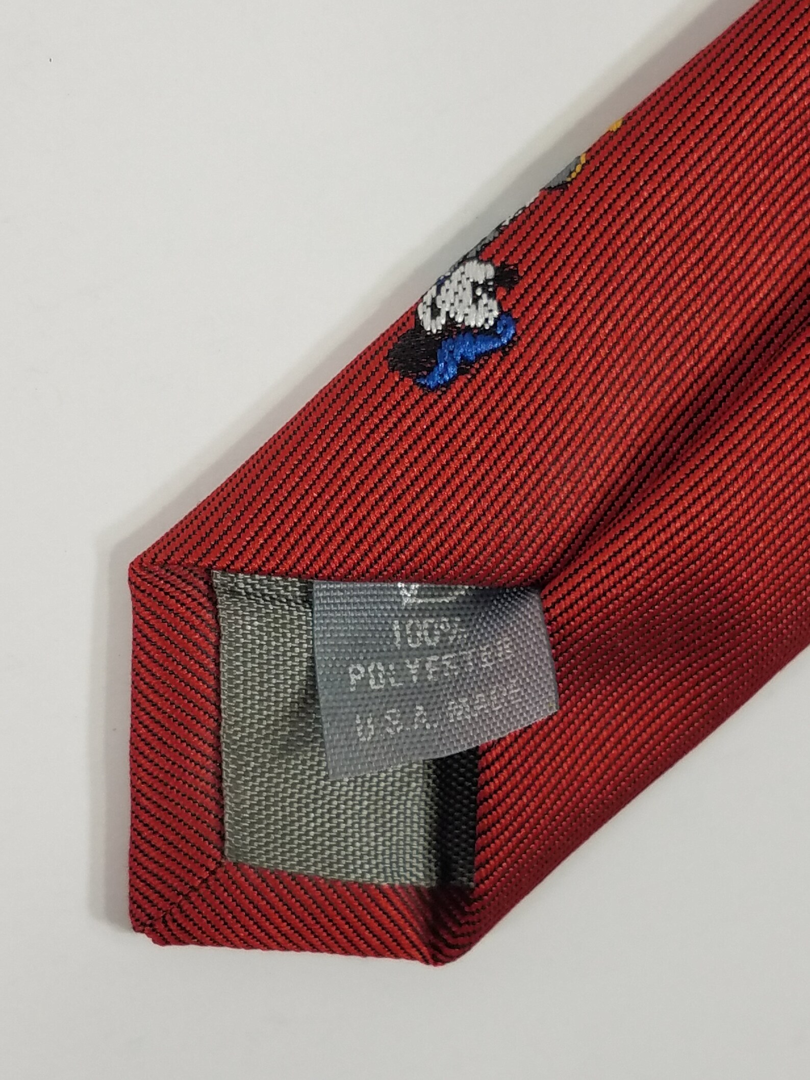 Balancine Tie Works Red Golfing Mickey Mouse Mens Neck Tie 55 - Etsy