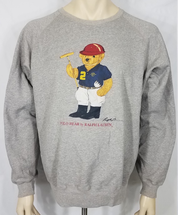 polo teddy bear crewneck