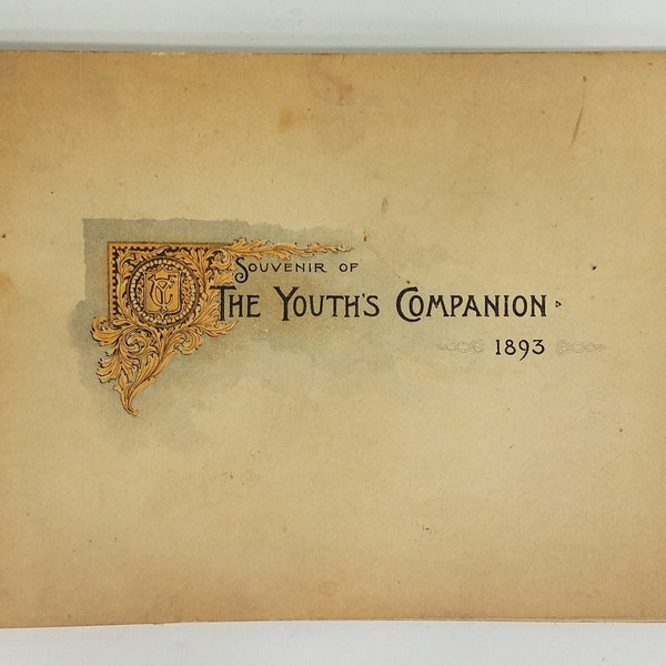 1893 The Youth's Companion Souvenir Booklet Boston Printing Office ephemera