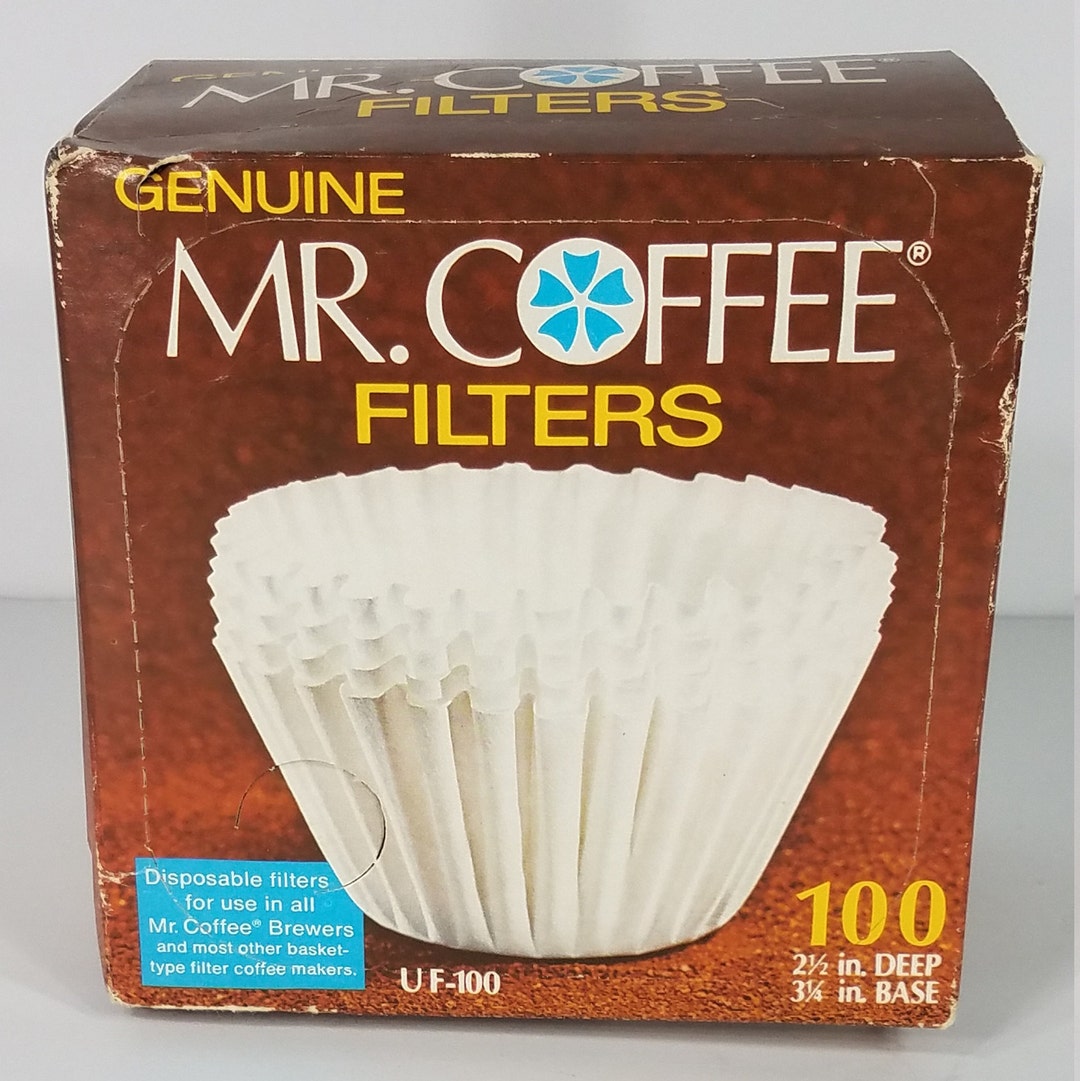 NIP Vintage 1970s Mr. Coffee Filters Box of 100 Original UF 100 Prop Sealed Etsy