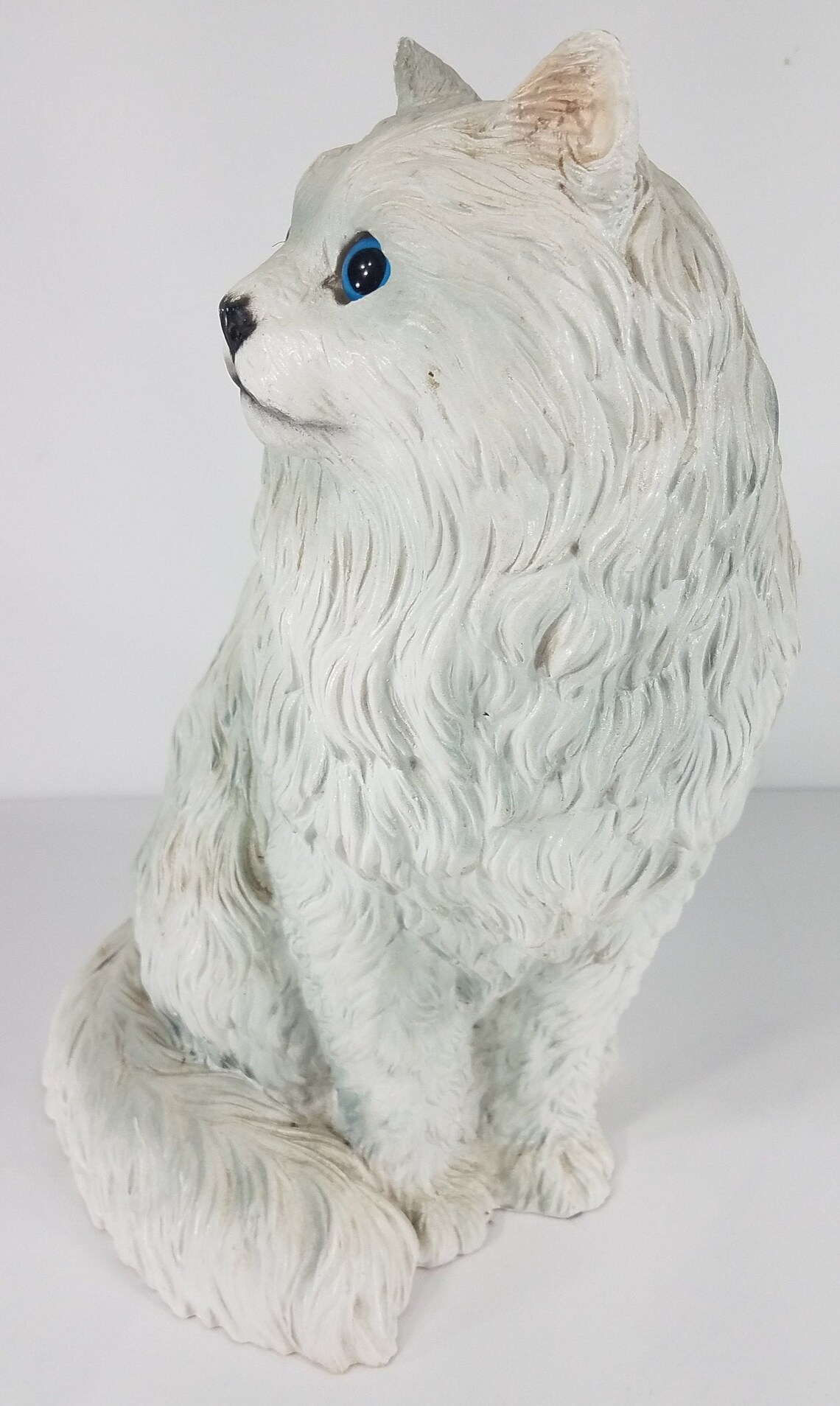 White Persian Cat 12 Inch Statue Figurine Universal Statuary | Etsy