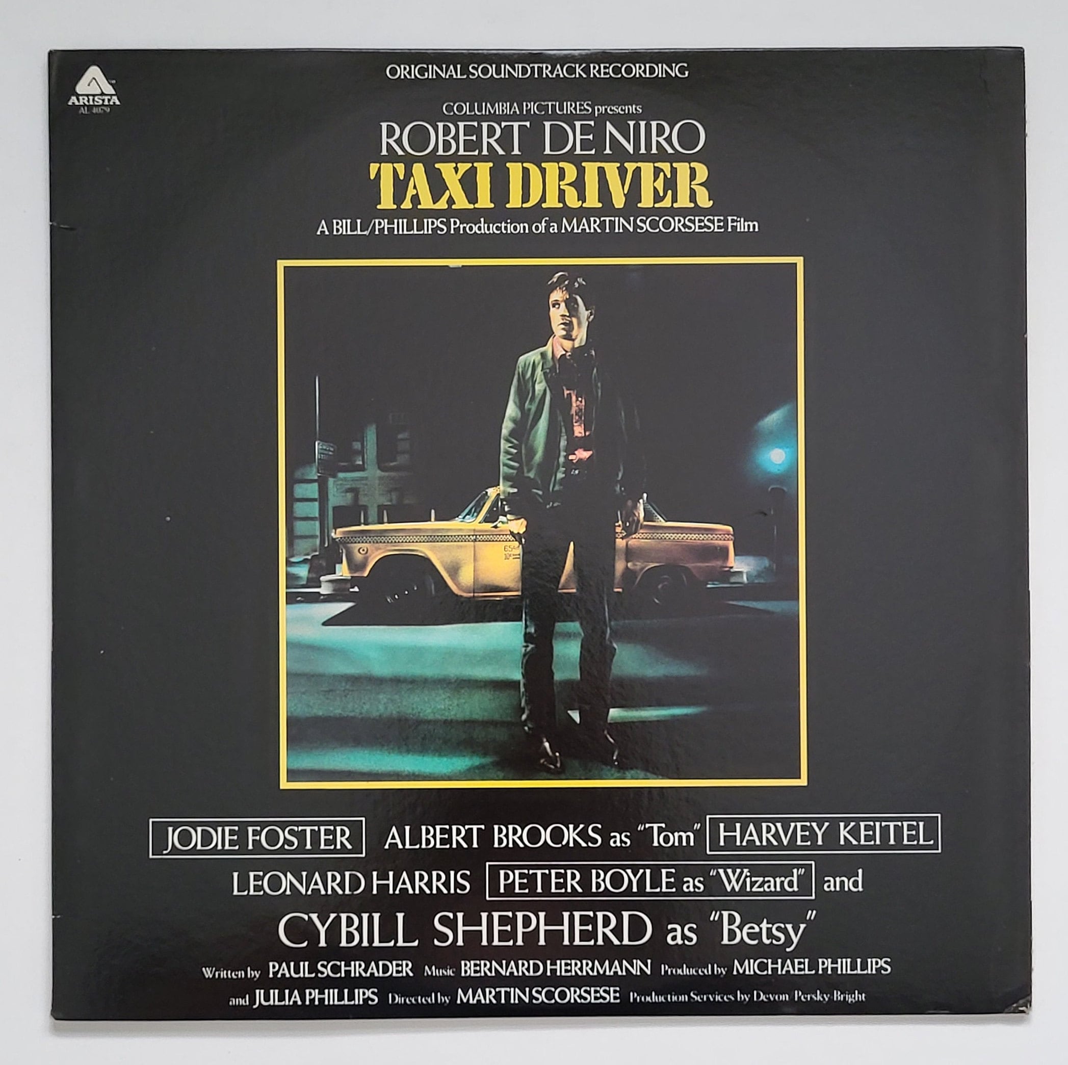 Taxi Driver Original Soundtrack Recording Vinyl Record Arista AL 4079  Tested -  Ireland