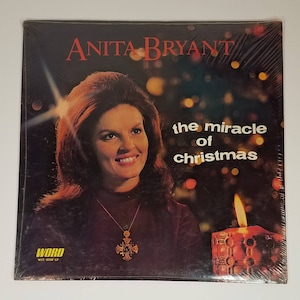 NIP Anita Bryant The Miracle of Christmas vinyl LP record Sealed  Word Records
