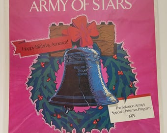 NIP Army of Stars Salvation Army 1975 Christmas Program vinyl LP record SEALED