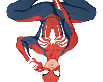 Impresión de 5x7 - Traje insomne de Spider-Man, un vecino amigable