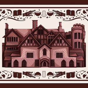 5x7 Print - Hill House