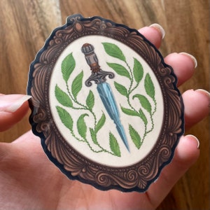 Vinyl Sticker - Elegant Messer (Original Design)