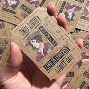 Kraft Paper Sticker - Tickets to the Show: Jaskier Edition