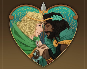 8x10 Print - Achilles and Patroclus (Hades)