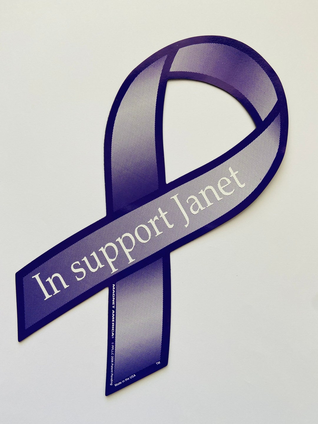 Personalized in Memory Ribbon Memoralized Purple Ribbons - Etsy