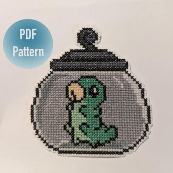 Grub in Jar from Hollow Knight (PATTERN)