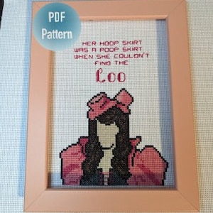 Nadja What We Do in the Shadows Cross Stitch (PATTERN)