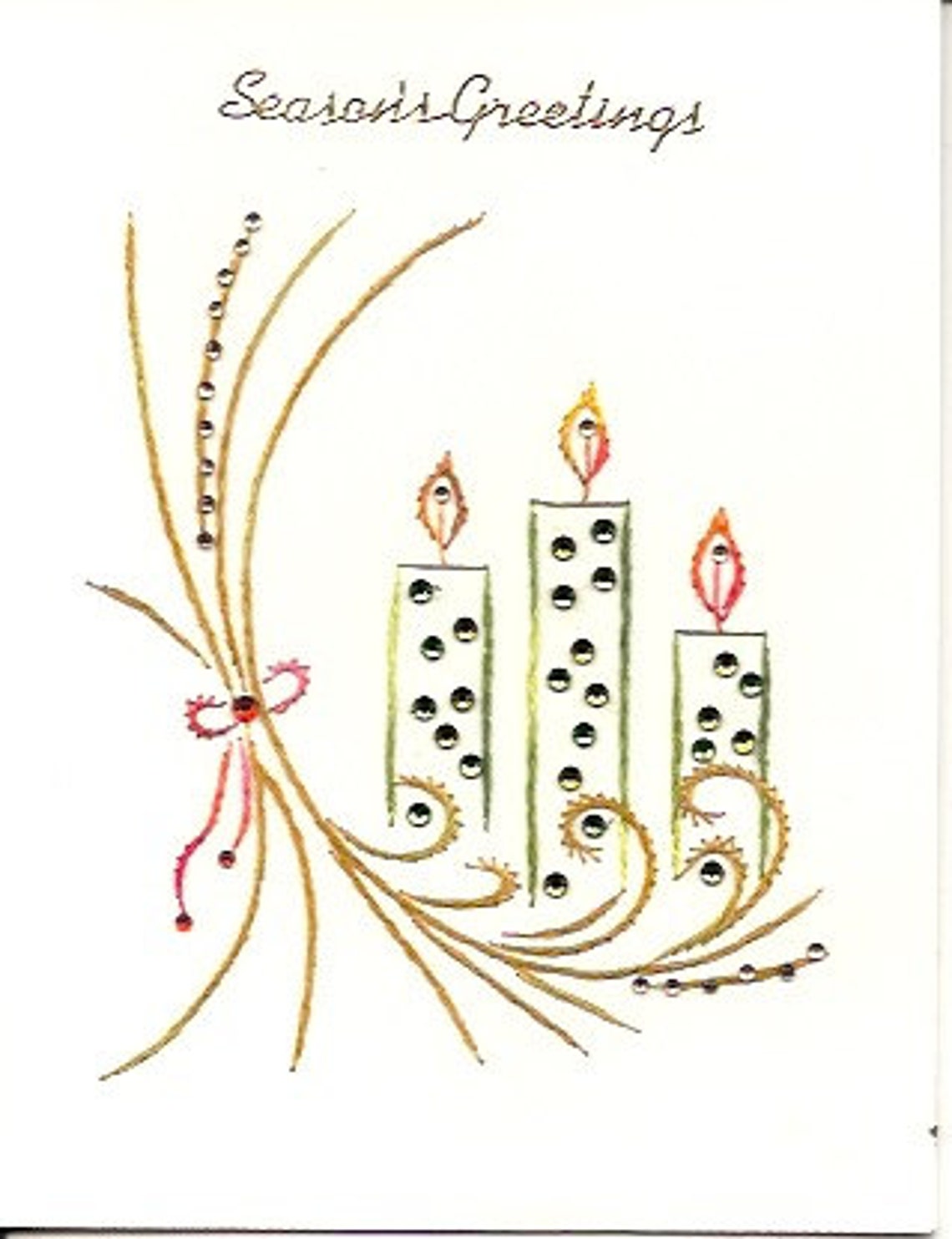 Christmas Candles Etsy