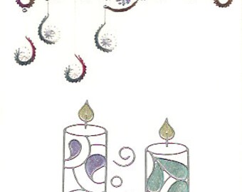 Christmas candles