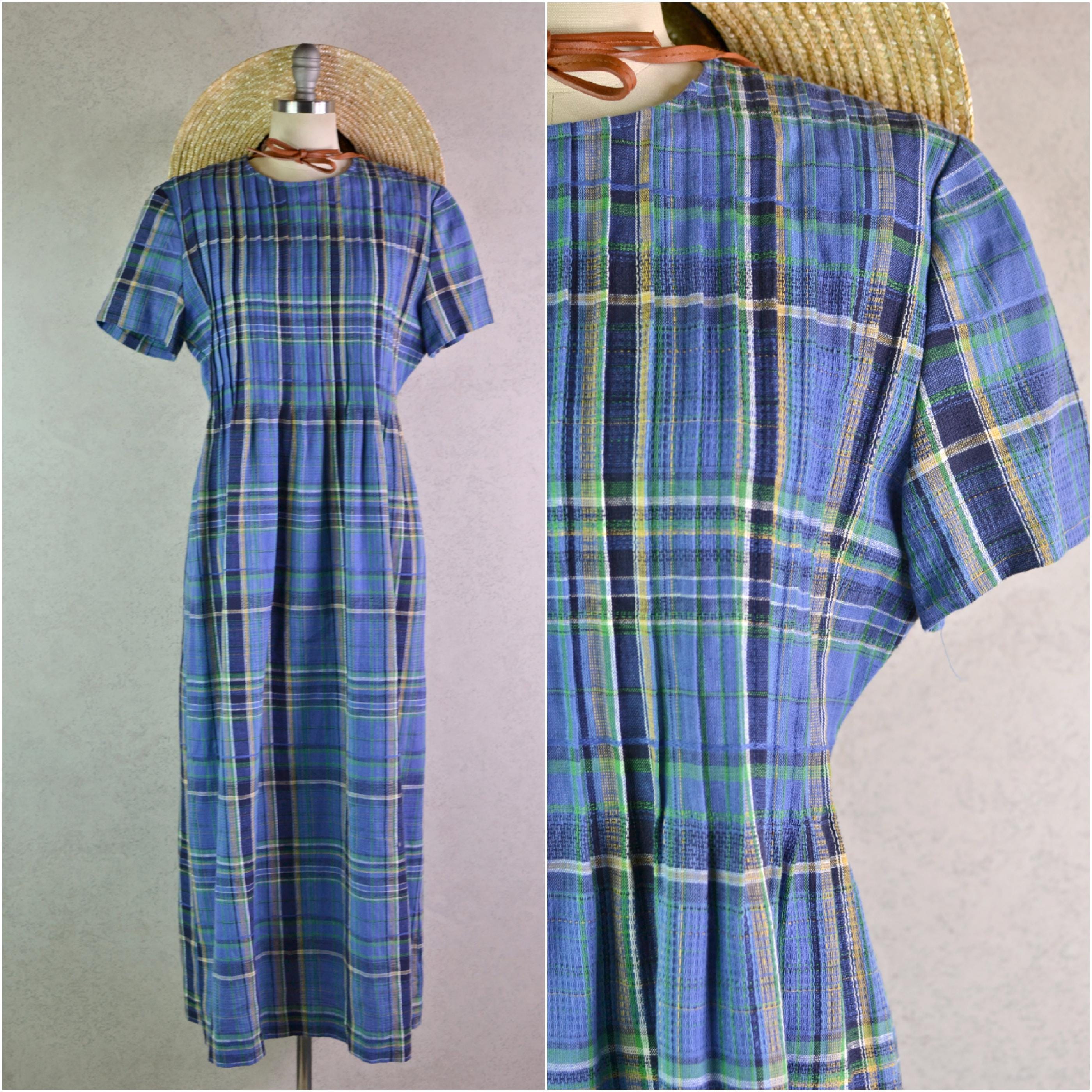 Blue Picnic Dress - Etsy