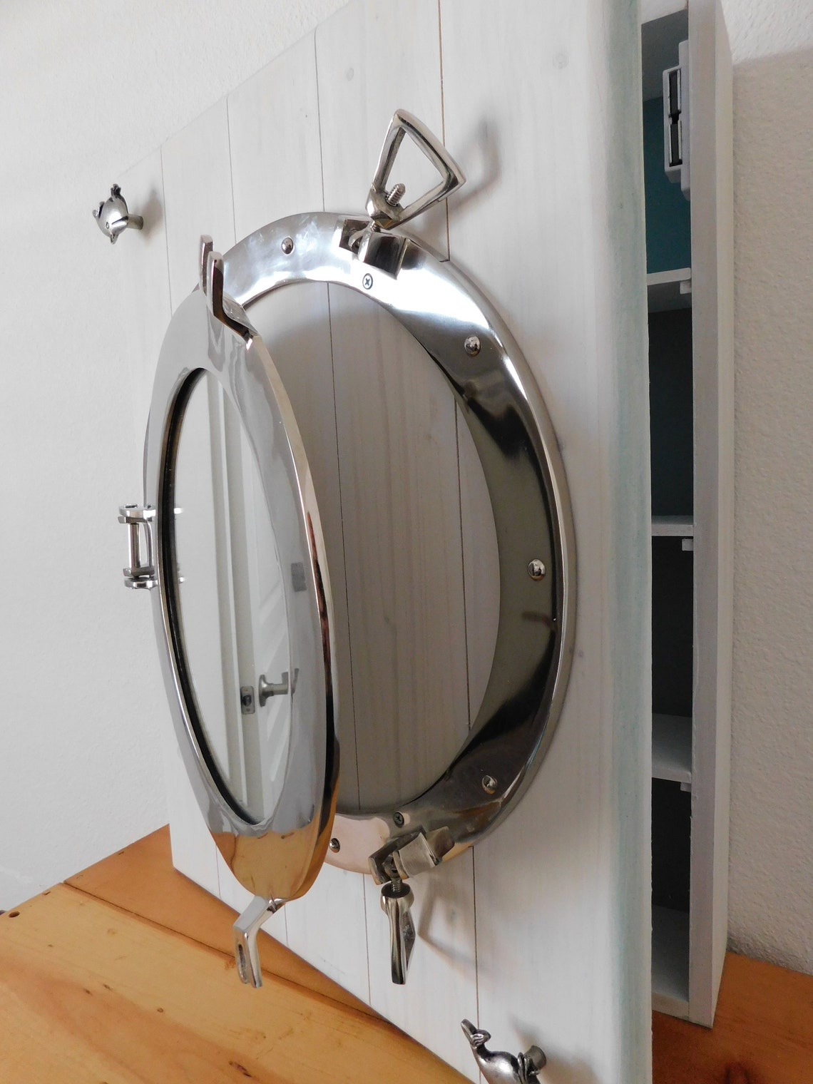 COASTAL MIRROR Port hole Medicine . Porthole Mirror Etsy