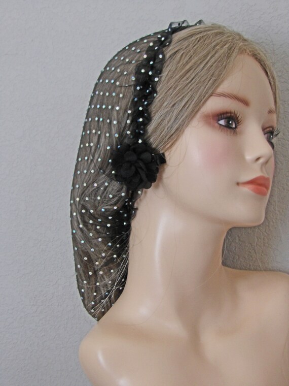 Rhinestone snood cheap