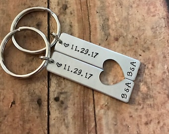 husband and wife keyrings
