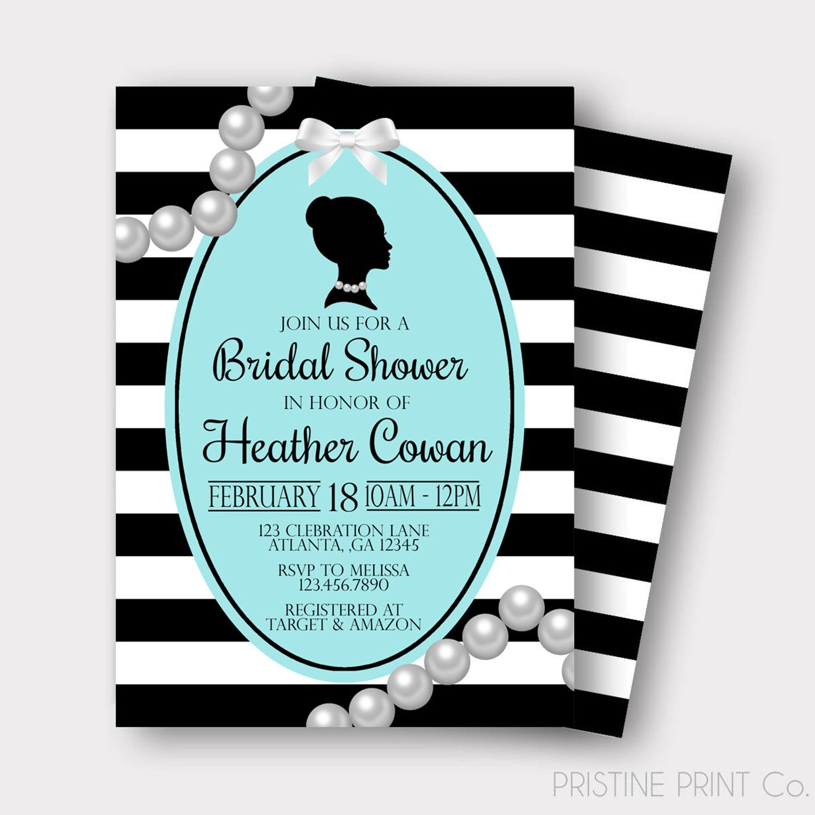 Breakfast at Tiffanys Bridal Shower Invitation Breakfast at | Etsy