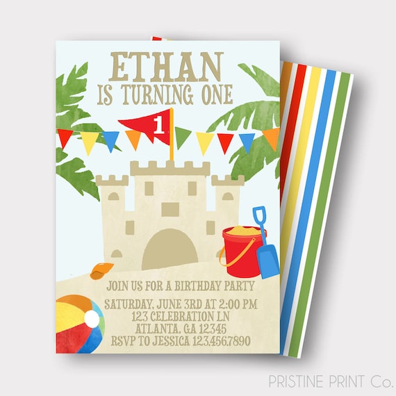 Invitation Danniversaire De Plage Plage Bash Invitation A Etsy France Invitation Danniversaire De Plage Plage Bash Invitation A Etsy France